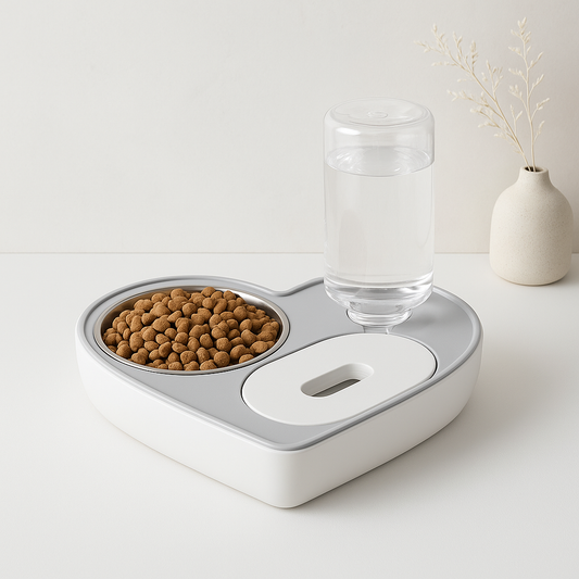 2-in-1 Dog Feeder Station